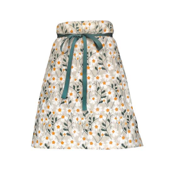 1 sada kuchařské zástěry Šněrovací vyšívací design Poloviční pas Kostým služka Kuchyňka Pracovní oděvy Každodenní použití