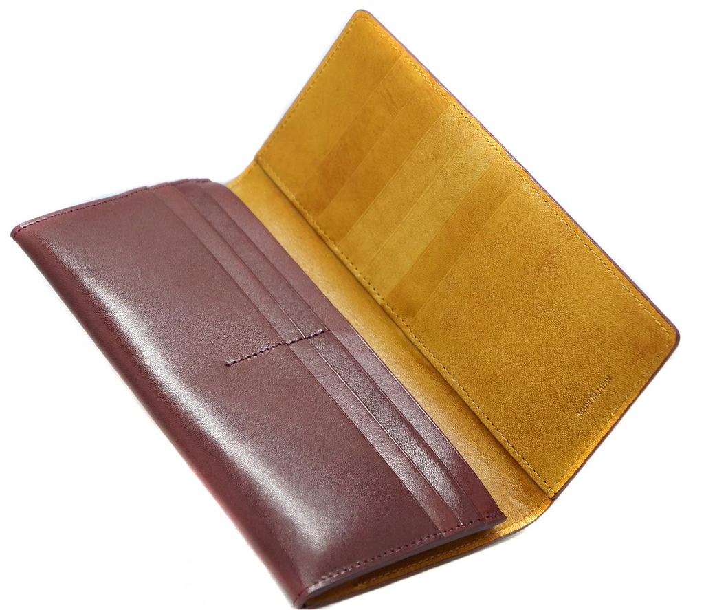 Red Brown2, Made in Japan, Tochigi Leather Wallet for Men and Women, Genuine Cowhide Leather, Bifold Wallet with Coin Purse, Card Holder, Large