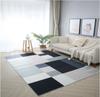 Modern Geometric Living Room Carpet, Simple Sofa Coffee Table Pad, Bedroom Closet Large Area Carpet, Home Decoration