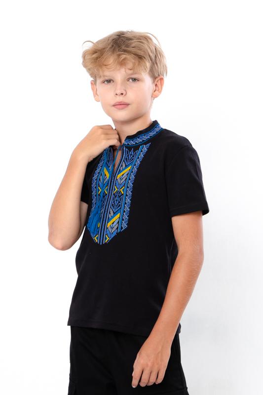 Boys’ Embroidered Shirt – Short Sleeves & Tassel Ties, Summer, 6127-015-22-1 HC