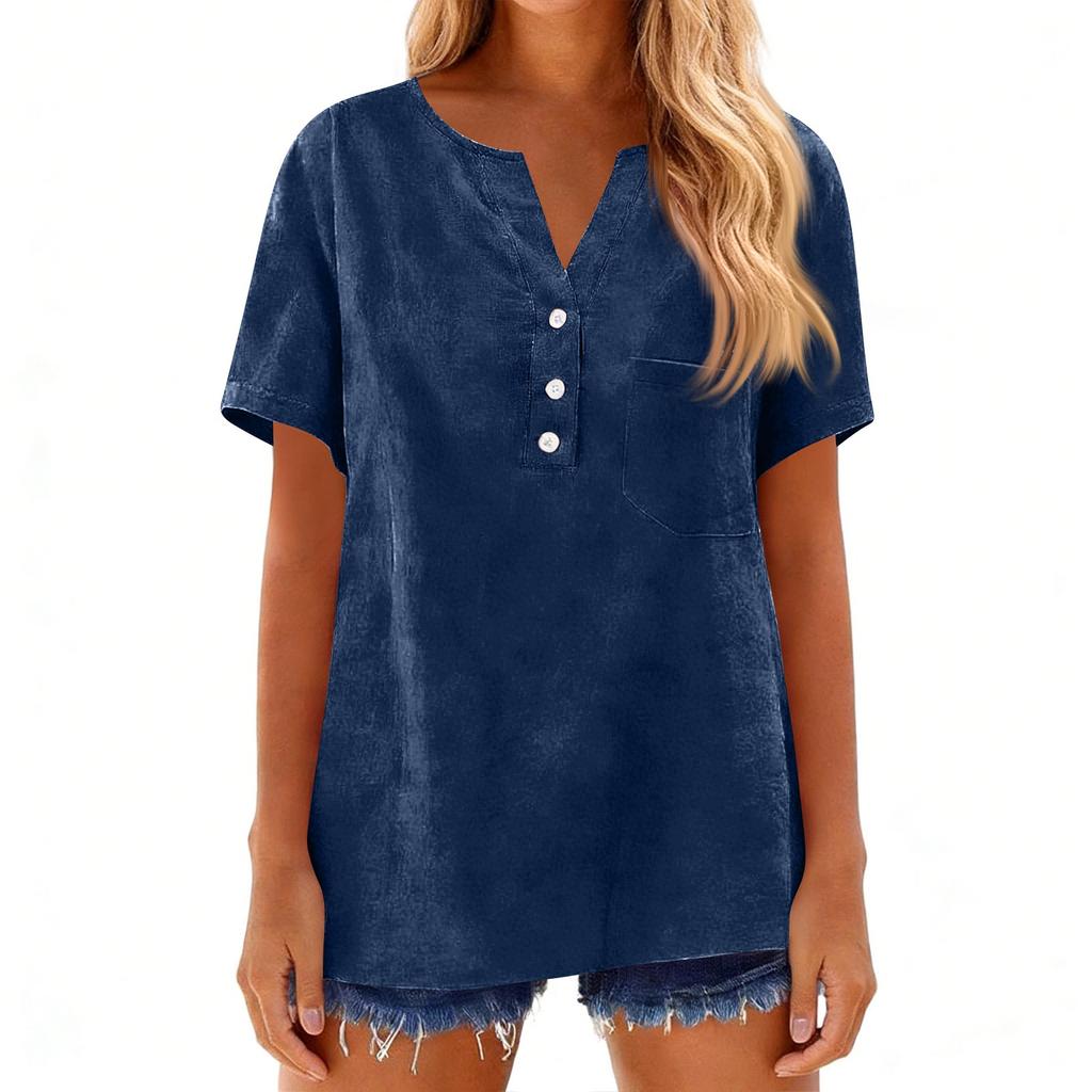 Women's Shirts Dressy Casual T-Shirts Short Sleeve Tunic Tops Basic Tees Pullover Work Blouses