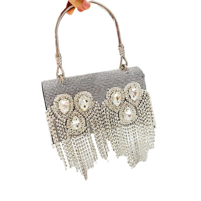 Rhinestone Dinner Bag Guangzhou Fringed Personalized Handbag Fashion Chain Shoulder Bag Designer Wallet