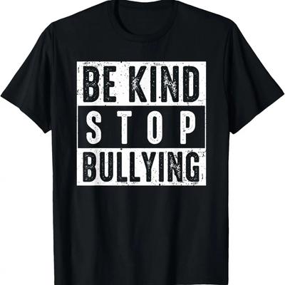Sei nett und höre auf zu mobben Anti-Mobbing Bewusstsein T-Shirt