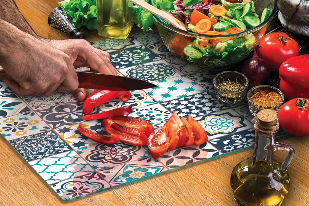 SZKLANA DESKA DO KROJENIA 40x30 MOZAIKA