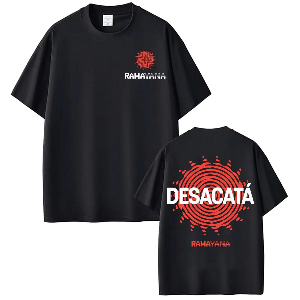 Rawayana Donde Es El After Album Merch Tshirt Unisex Women High Street Fashion Hip Hop Tshirt Casual Pure Cotton Summer T Shirt