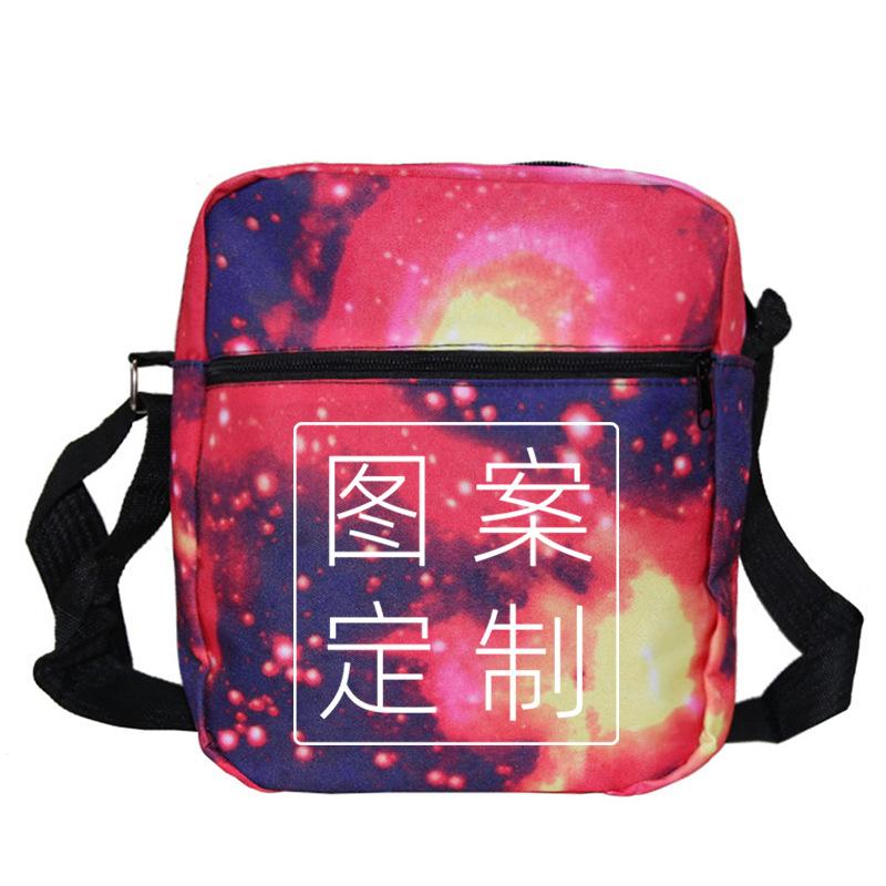 Student Shoulder Bag Production Multi-Color Optional Personalized Printing Messenger Bag