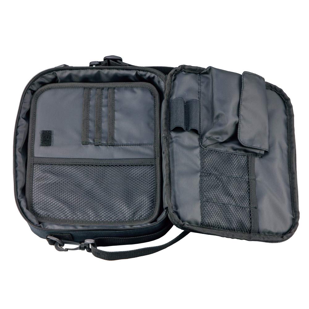 MIKASA FIVB Haftowane Etui dla Sędziego Siatkówki, Czarne, AC-VRC2