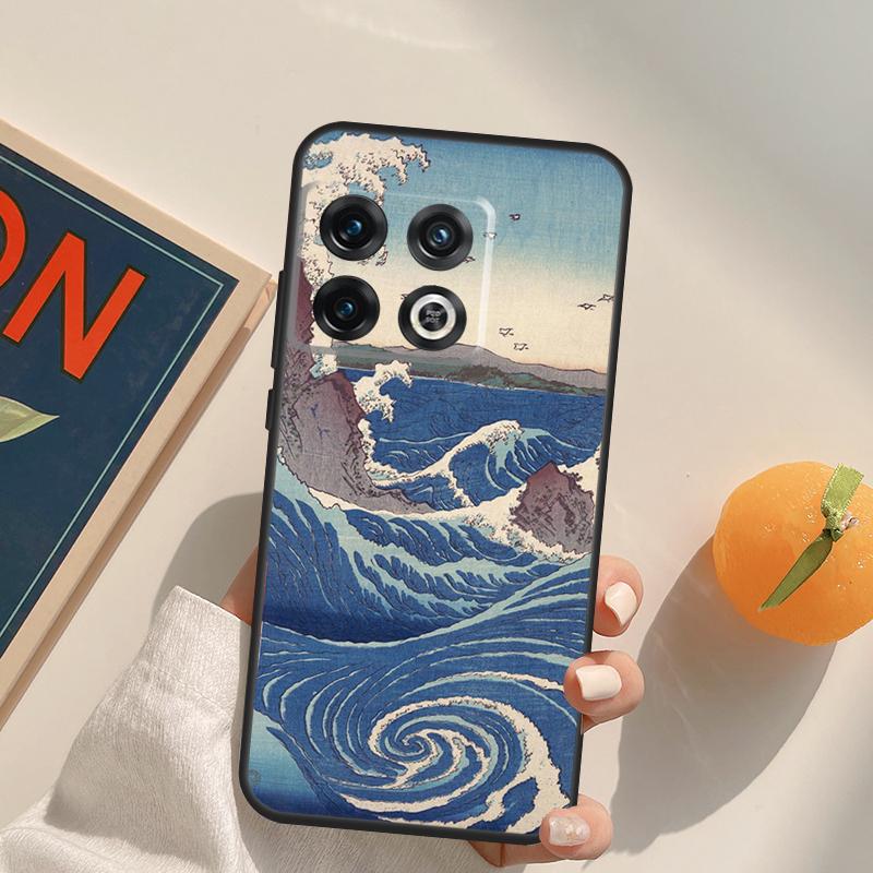 Japanese Ukiyo-e Art Case For OnePlus Nord 5 CE 2 3 4 Lite N20 N30 OnePlus 15 13 12 11 13T 10T 10R 12R 13R Cover