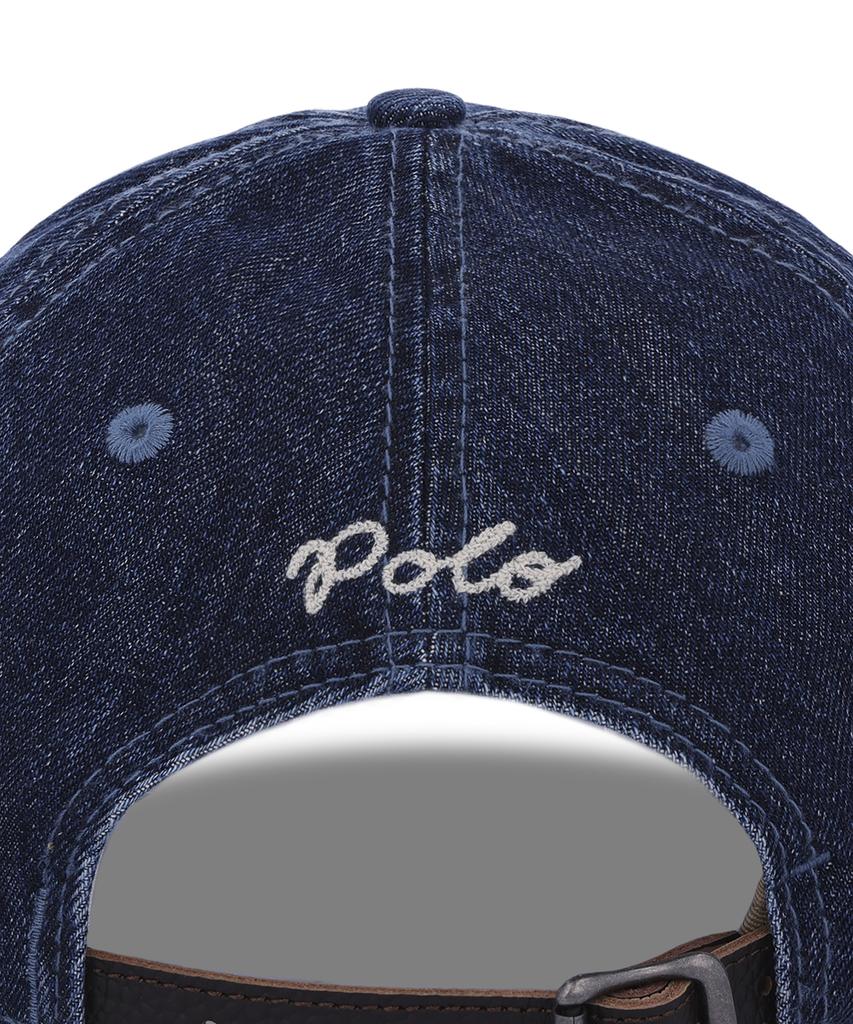 POLO RALPH LAUREN Ralph Logo Denim Ball Cap - Navy