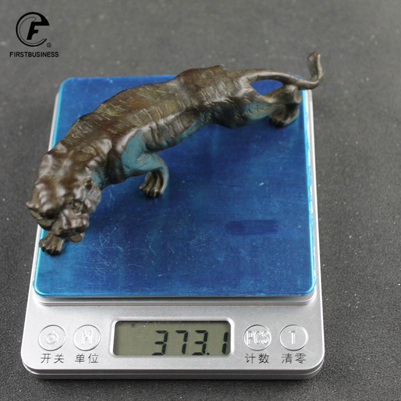 

Antique Heavy BIG TIGER Figurine Miniature Desktop Ornament Retro Metal Lucky Beast Statue Home Decoration Craft Accessories