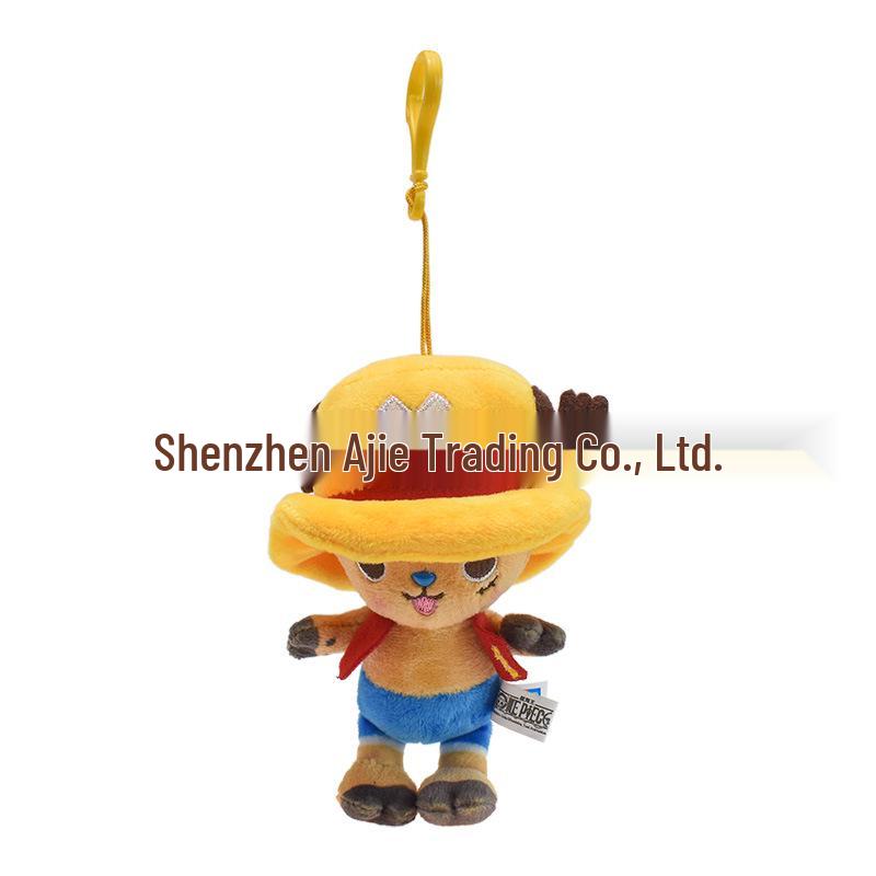 One Piece Luffy, Chopper & Zoro Plush Pendants – Creative Anime Dolls
