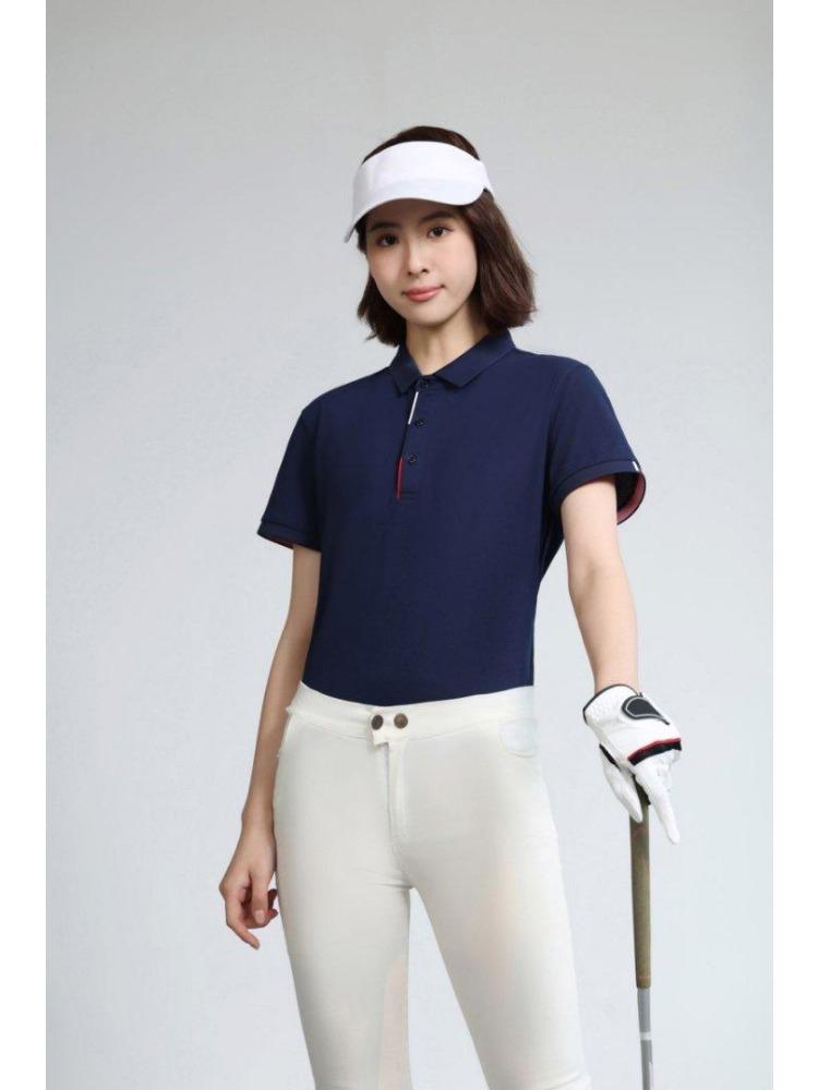 Tricou Culoare Solidă Vară Bărbați și Femei Guler Mânecă Scurtă YG-188