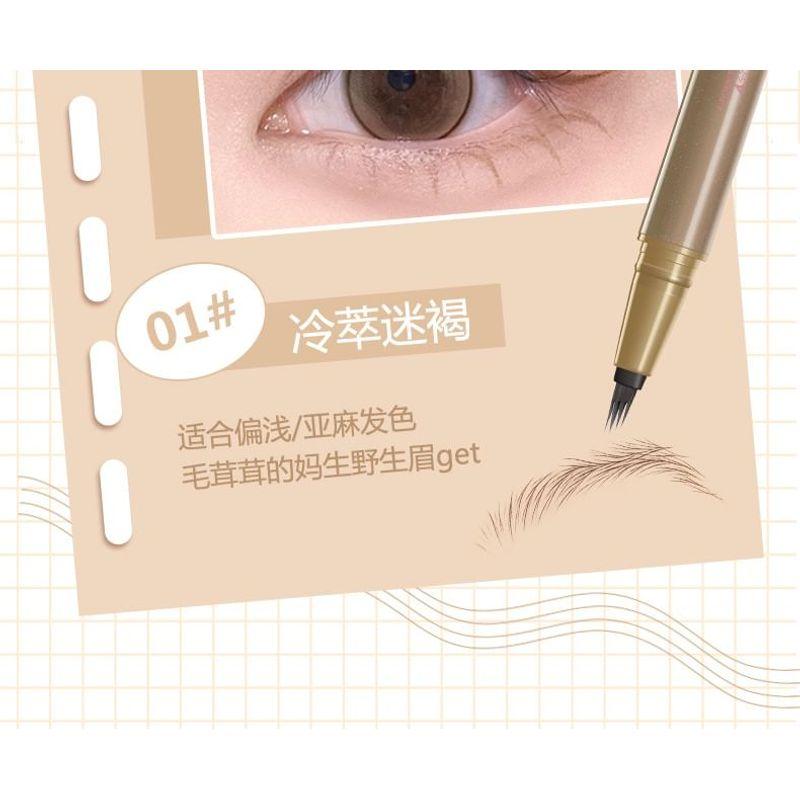 WODWOD - Finely Painted Four-Pronged Eyebrow Pencil - 3 Colors