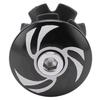 Bike Headset Top Cap Aluminum Alloy Star Nut Stem Cap Stem Fork MTB Road Bicycle AccessoryBlack