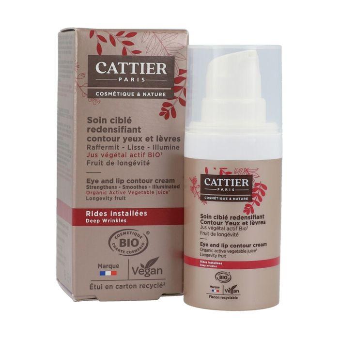 Soin Ciblé Redensifiant - CATTIER - 15ml - Contour Yeux Et Lèvres - Touche Veloutée - Femme