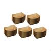 Paper Food Boats Packaging Tray Storage Non Reusable for Dessert Snack Taco