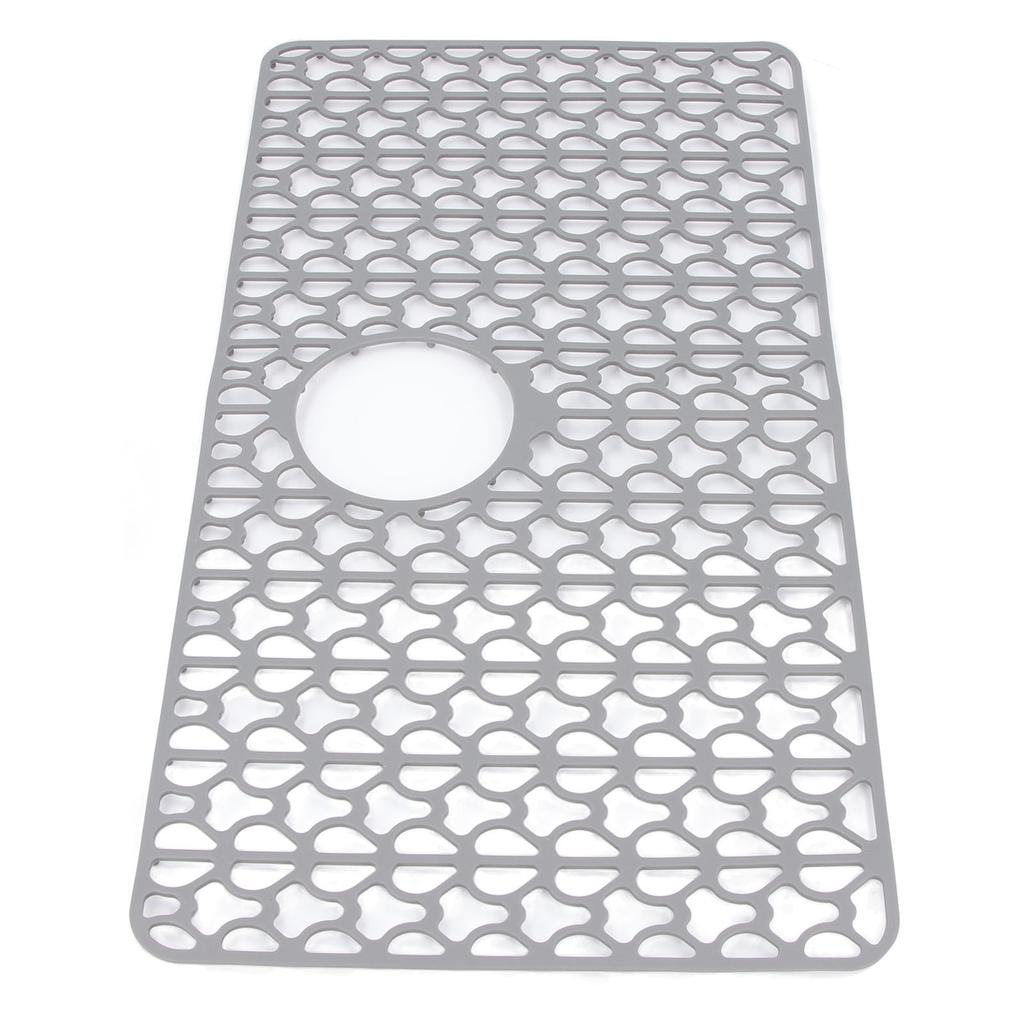 Kitchen Sink Mat Silicone Scratch Resistant Anti Slip Water Proof Reusable Multifunction for Dishes
