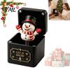Creative Christmas Stocking Stuffers 3D Printed Pop-Up Magic Box with Spring Action, Xmas Elements/Angel/Star Interactive Ornaments, Festive