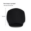 1Pc Men Mesh Newsboy Caps British Painters Berets Hats Spring Summer Ventilate Adjustable Flat Cap,Universal Outdoor Sports Caps