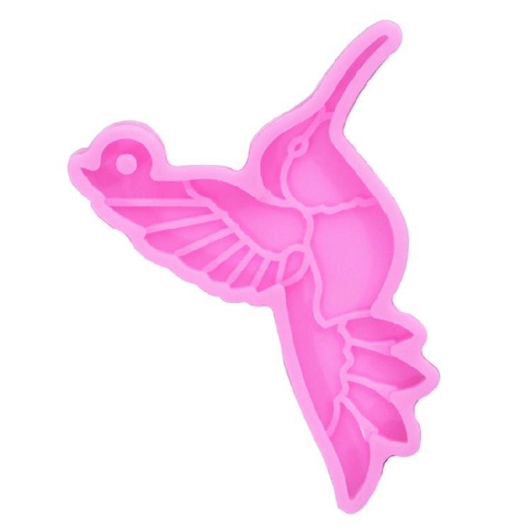 Formenbau Epoxidharz Handwerk Hängender Kolibri Vogel Silikonmaterial Schlüsselanhänger Form