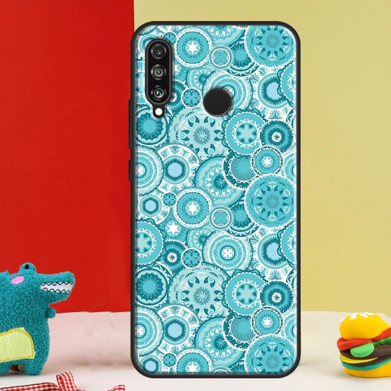 Moroccan Tile For Huawei Nova 12i 12s 11i 5T 9 10 SE Y91 Y90 Y60 Y70 Y72 Y61 P60 Pro P20 P40 P30 Lite Case
