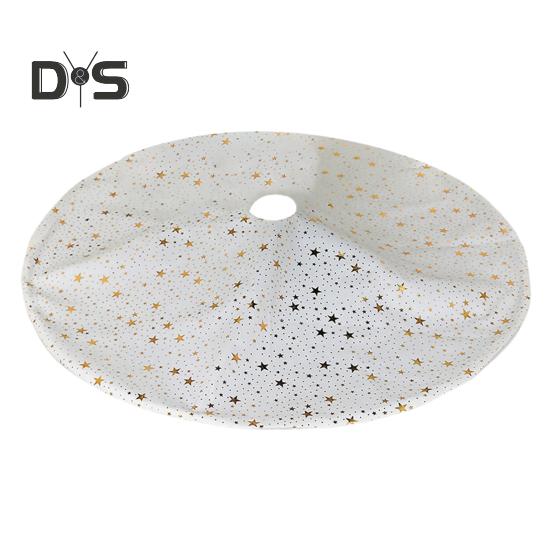 

Юбка для рождественской елки, луна, звезда, снежинка, юбка для елки, двухслойная, зимняя, праздничная, декоративная, домашний коврик для карандаша, рождественская елка Pentagram