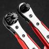Multiple Angle Professional Ratcheting Socketing Wrenches Spanner With 36 Toothed Design For Narrow Space Mechanical Repairs
