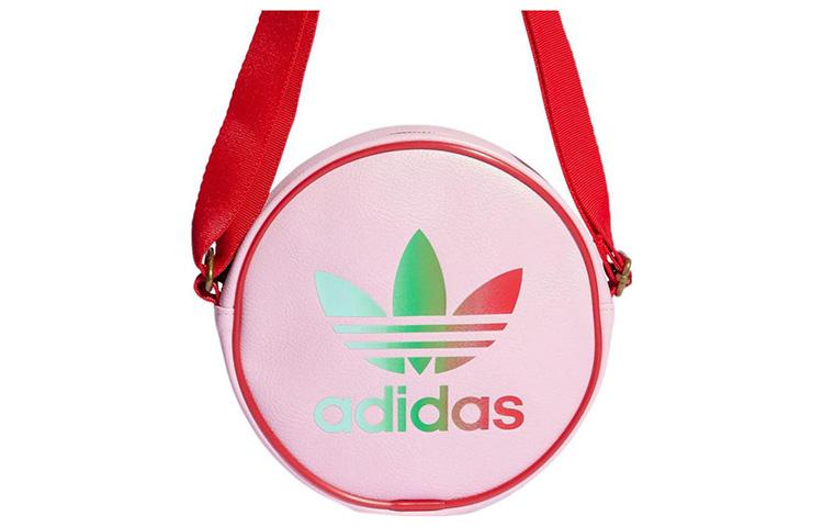 Adidas Originals Полиэстеровая сумка через плечо, Мини-сумка кросс-боди женская Розовая IK4682