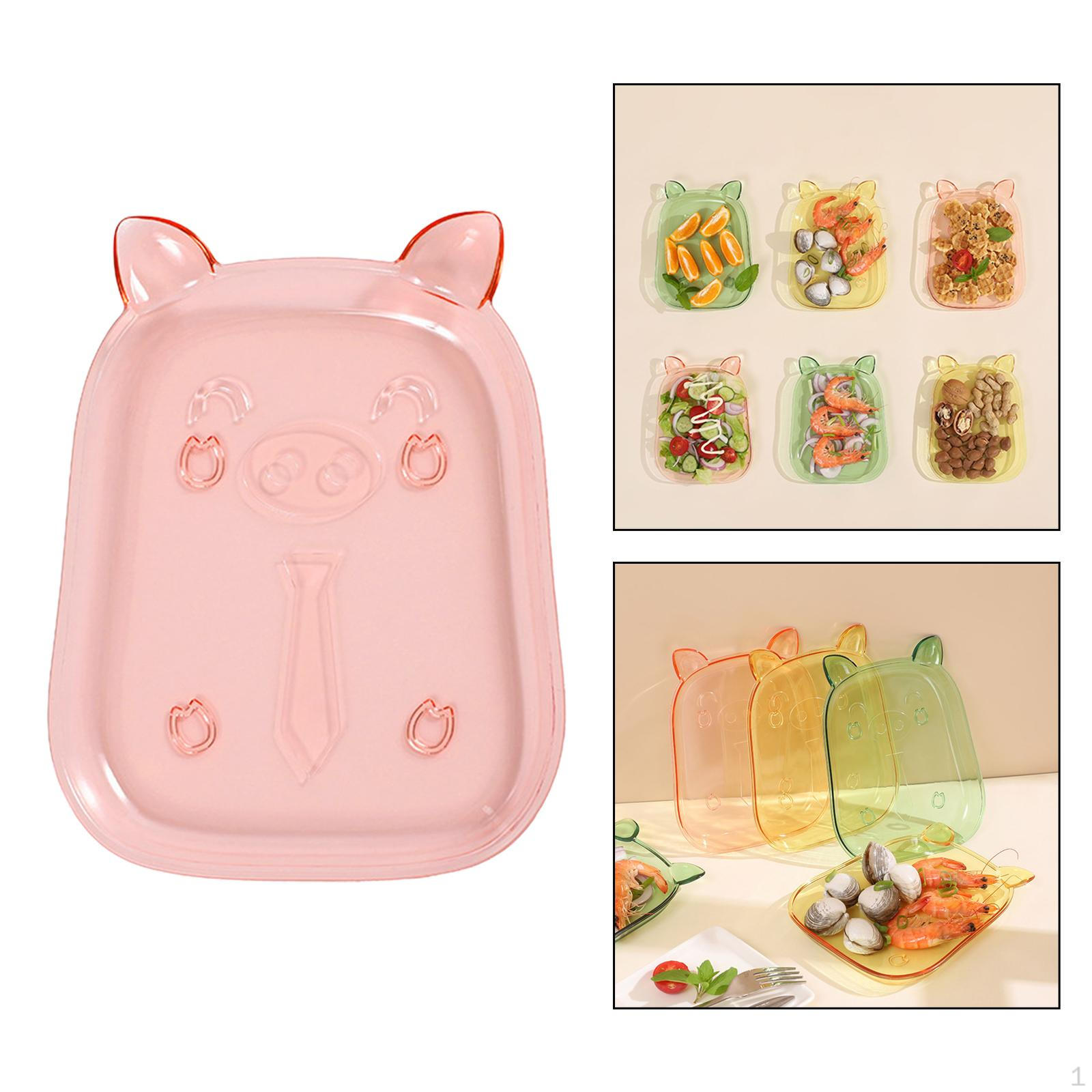 

Блюдо для плевания костей, обеденная тарелка, мультяшная вечеринка для ванной комнаты, кафе, отеля розовый