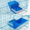 Rabbit Feeding Trough Plastic Material Food Holder For Guinea Pigs Chinchillas Small Pets Hay Dispenser For Rabbits Hamster