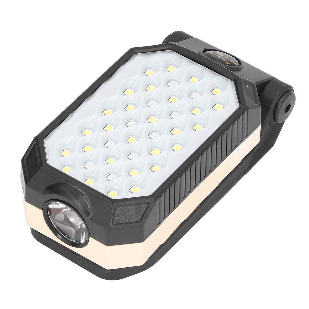 Rechargeable LED Flashlight COB Magnetic Work Light Adjustable Magnet Camping Lantern