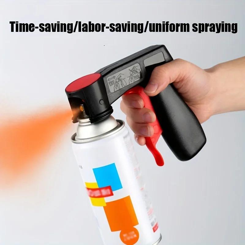 1-11PCS Plastic Assisted Hand Spray Gun Spray Paint Booster Handle Universal Reusable Automotive Wall Self-Spray Can Tool