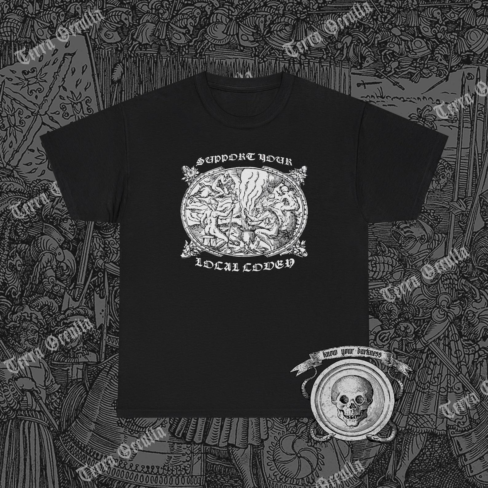 Support Your Local Coven Shirt, Witches Sabbath, Witchcraft, Occult Shirt S