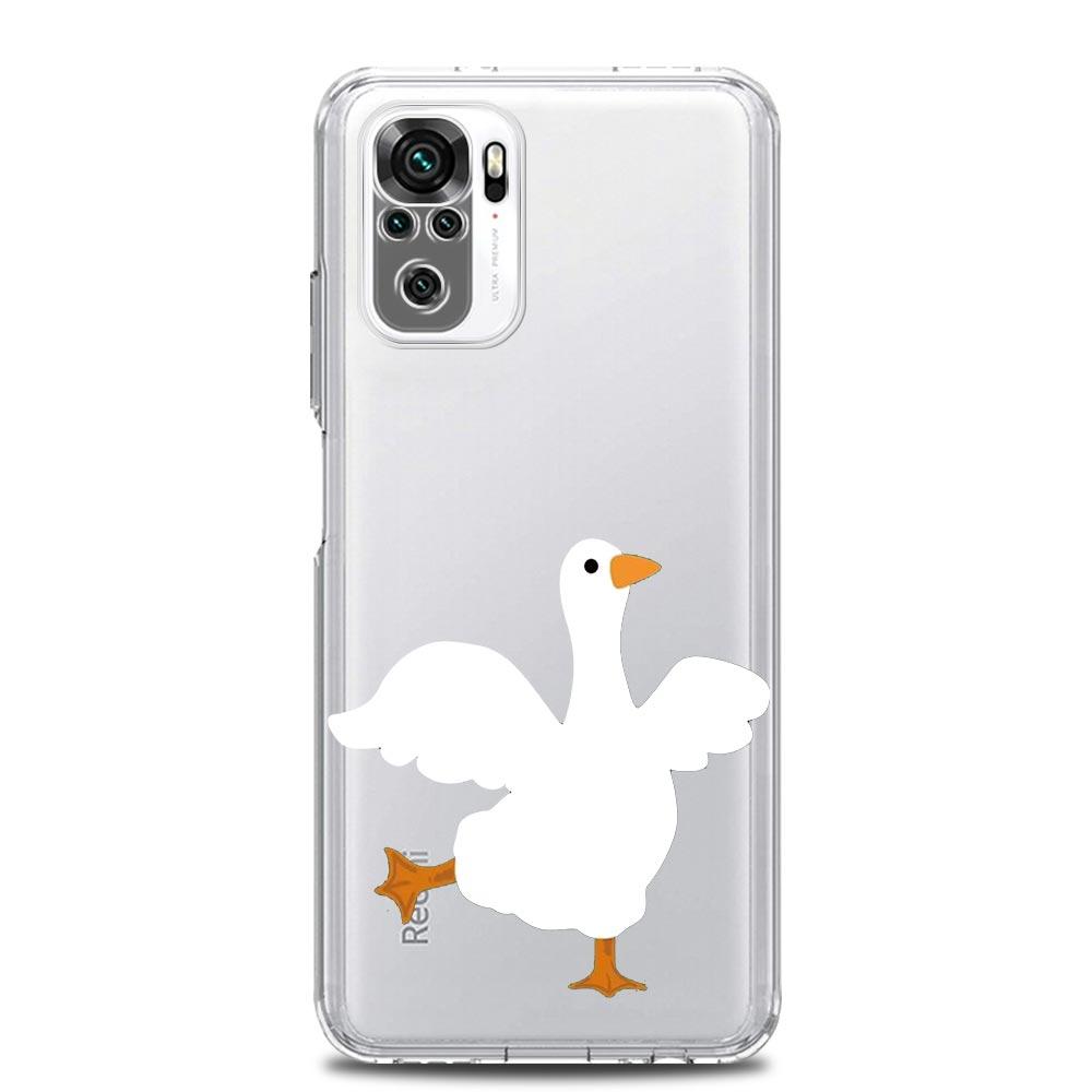 Custodia per Telefono Trasparente Gioco Paperella Carina Cartone Animato Per Xiaomi Redmi Note 12 10C 10 11 9 8 Pro Plus 9S 7 8T 9T 9A 8A 9C K50 K40 Cover