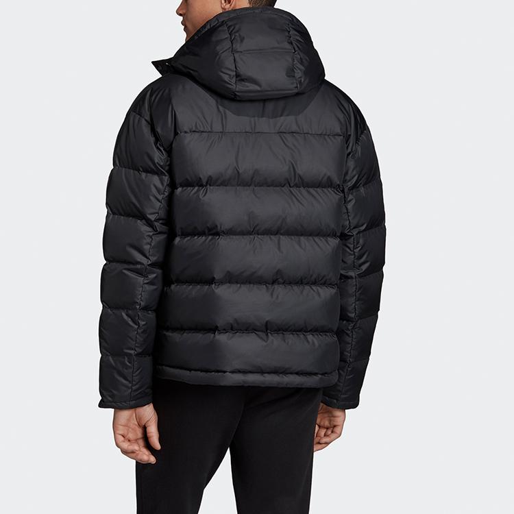adidas Originals Down Jackets Men's Detachable Hood Moderate Quilted Down Jacket FL0015