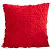 Plush Decorative Cushion Cover Soft Home Decor Christmas Living Room Sofa Throw Pillow Cover Red Embroidered Pillowcase 45×45cm