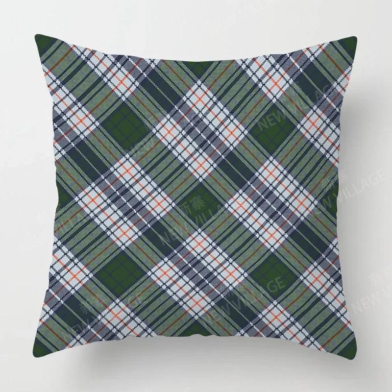 Simple line checkered pillowcase sofa cushion cover and home decoration can be customized for you 40x40 50x50 60x60 45*45 35x35