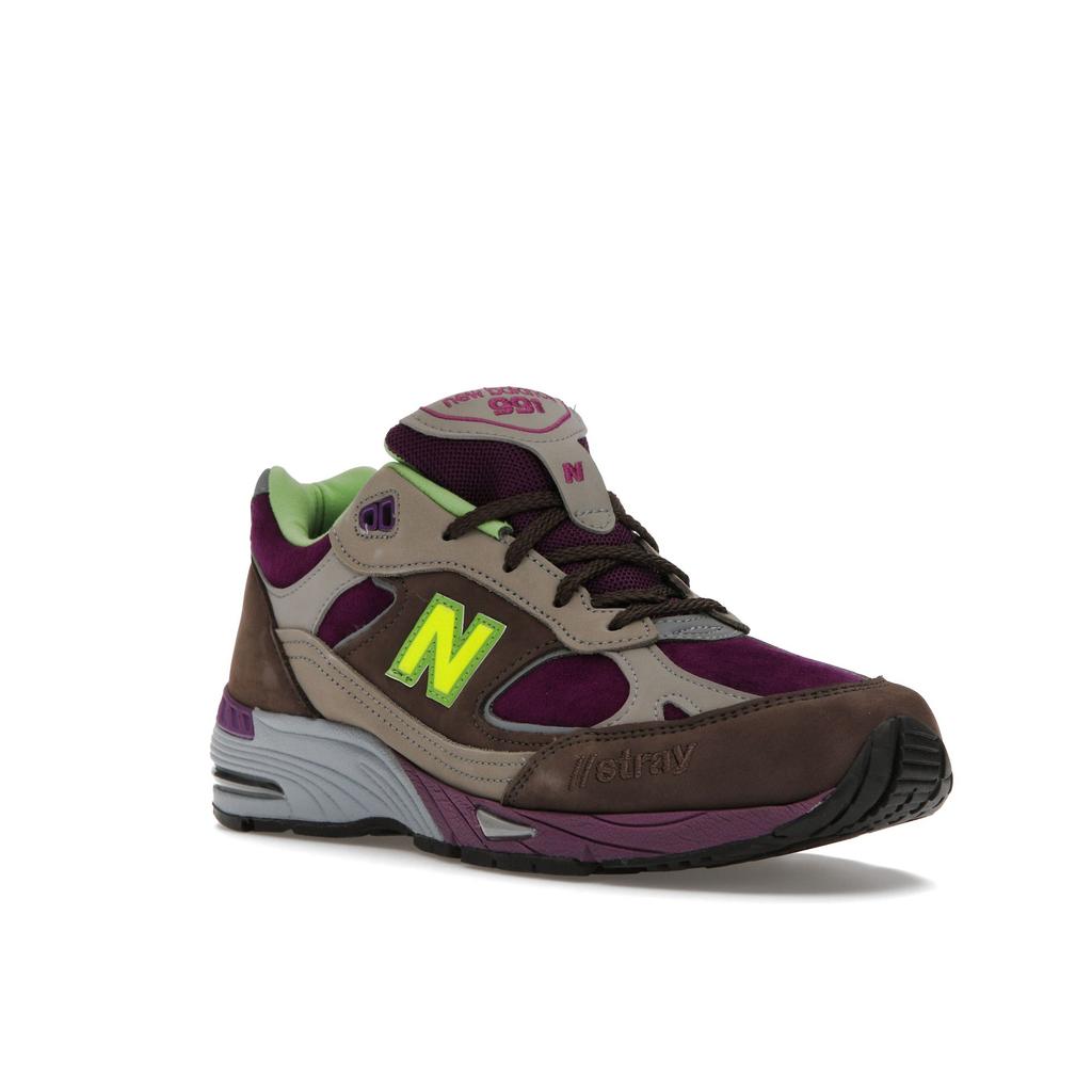 New Balance 991 Grau Grün Lila Damen W991SRG
