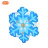 25pcs New Year Christmas Theme LED Luminous Brooch Pin Badge Party Favors DIY DecorationBlue Snowflake