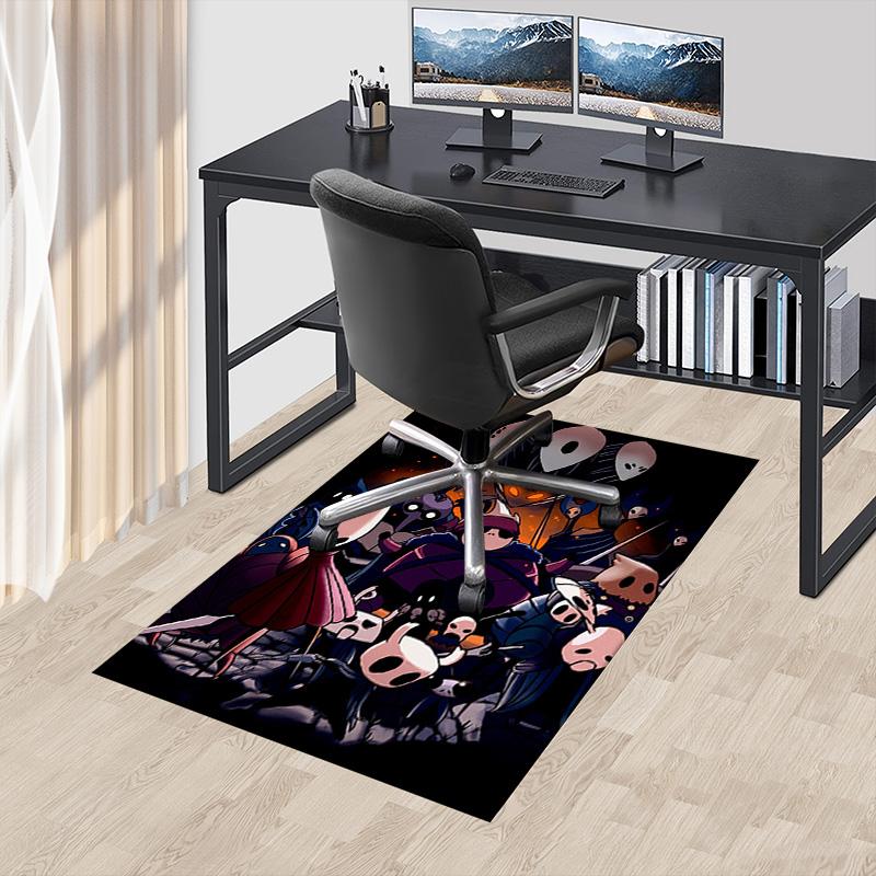 1pc Shadowy Figures Gather Carpet for Playroom Bedroom Living Room Sofa Home Decor,kids Game Area Rug Non-slip Floor Mat Y8263