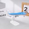 20 cm Niederlande KLM Airlines 747-400 Airways Diecast Flugzeugmodell Legierungsmetall Flugzeugmodell Fahrwerk Flugzeugspielzeug