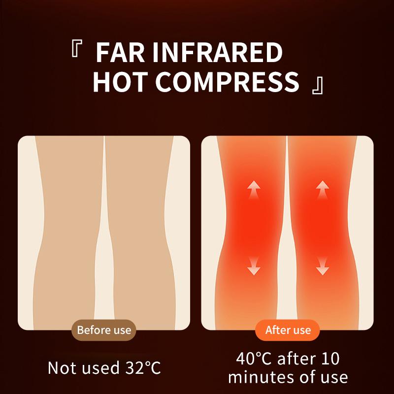 Kabelloses Beinmassagegerät mit Luftdruck für Beine und Oberschenkel, Luftwellen-Airbag, elektrische Muskelwärmekompresse, Schlankheitsgerät