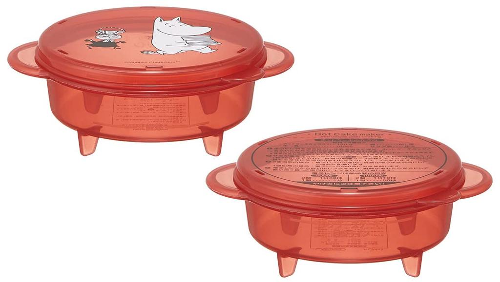 Skater Microwave Pancake Maker Set of 2 Moomin Kitchen Made in Japan HCM1-A