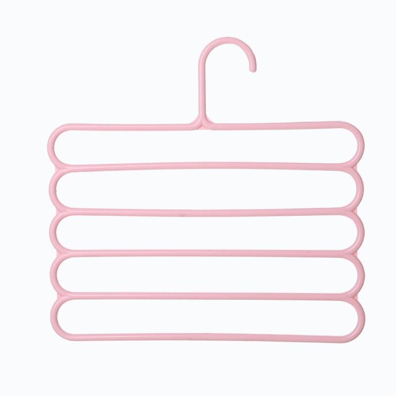 Anti-slip Multi-layer Pants Rack Wardrobe 5-layer Pants HangerScarf RackSilk Scarf and Tie Hanging Rack