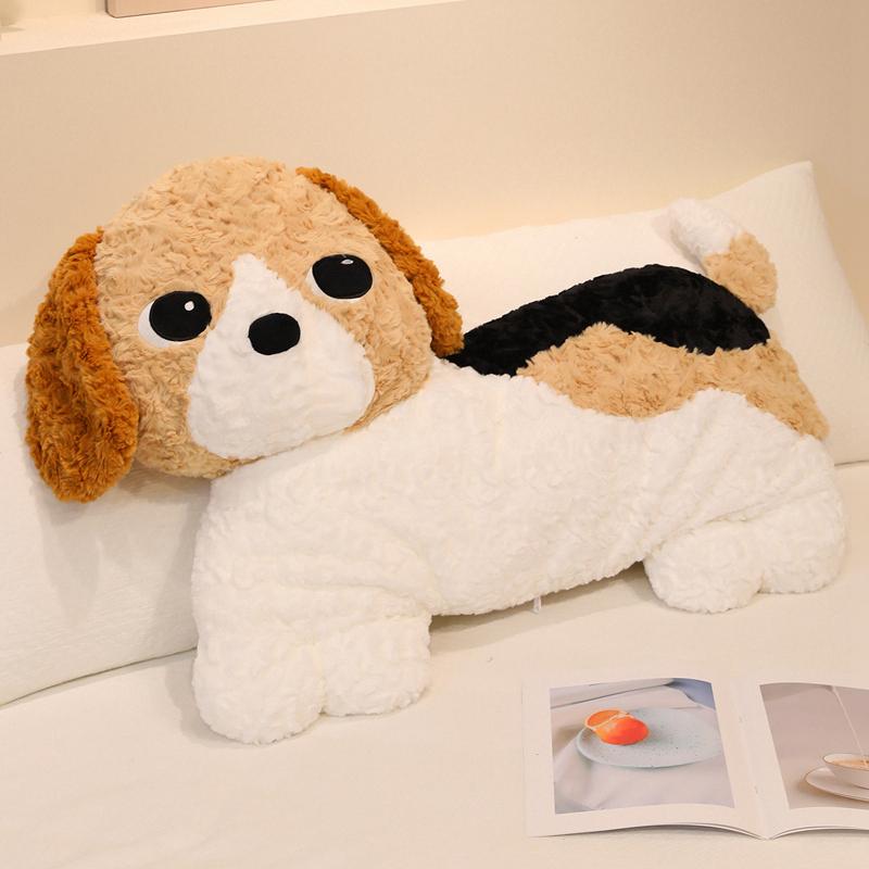 Cute Cartoon Siamese cat Plushies Toys Soft Stuffed Kawaii Schnauzer Long Throw Pillow for Children Girls Funny Gifts Room Decor
