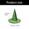 1Pc Halloween Wizard Hat Funny Witch Hat Witch Caps Wizard Costume Accessories for Carnivals Masquerades Party Cosplay