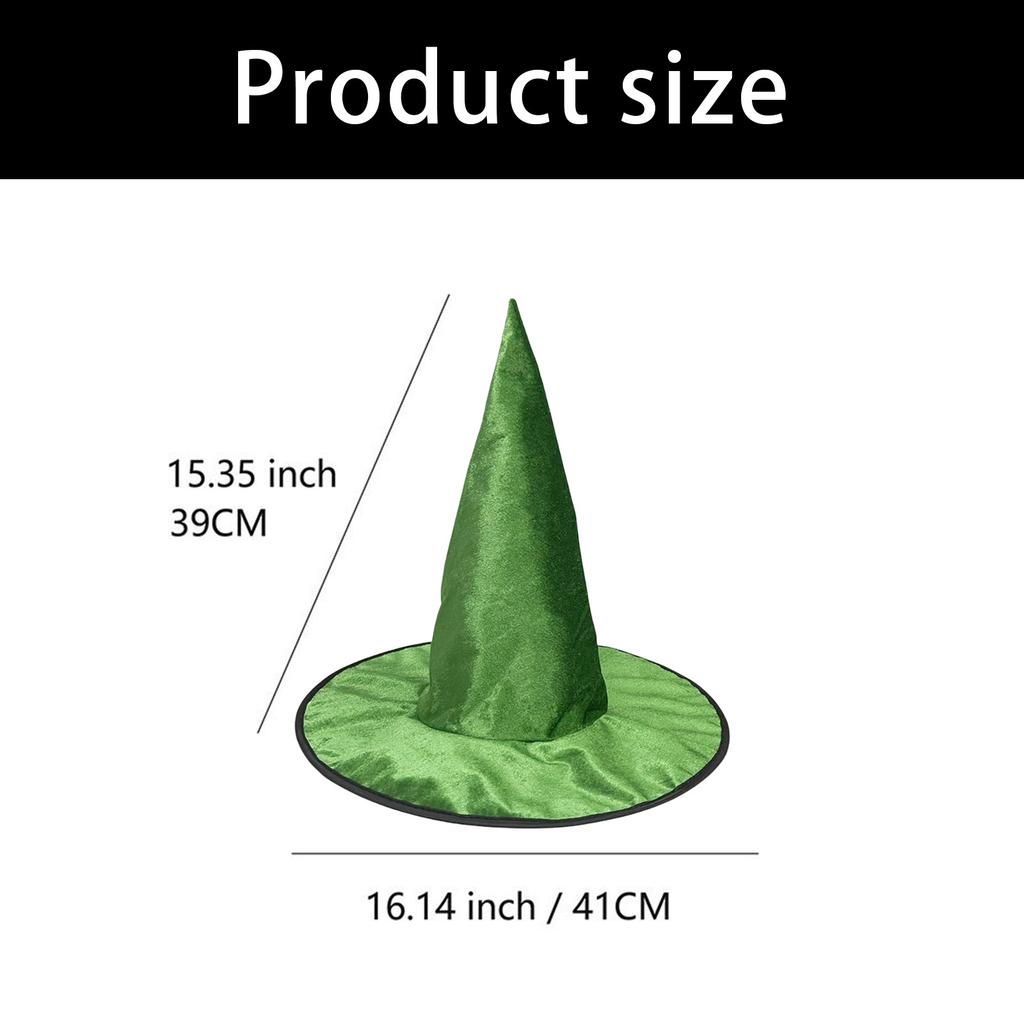 1Pc Halloween Wizard Hat Funny Witch Hat Witch Caps Wizard Costume Accessories for Carnivals Masquerades Party Cosplay
