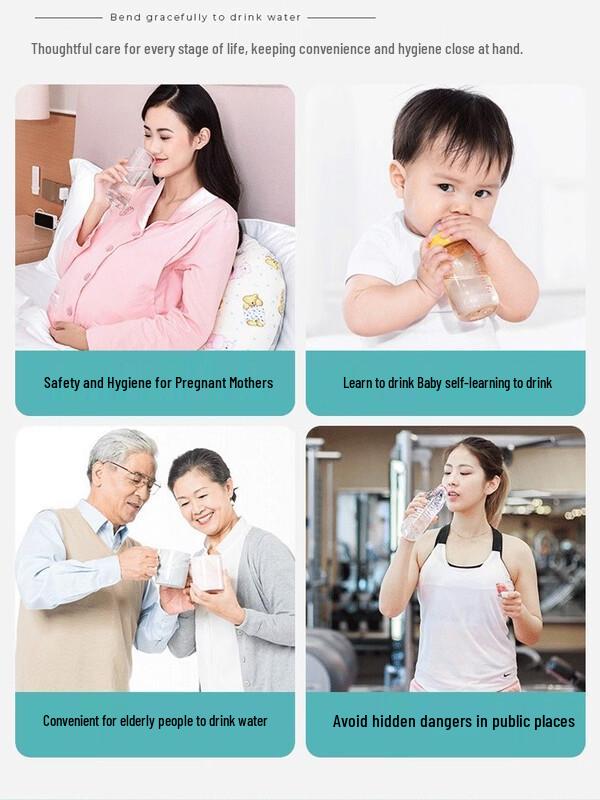 ZISIZ Food Grade Bendy Drinking Straws