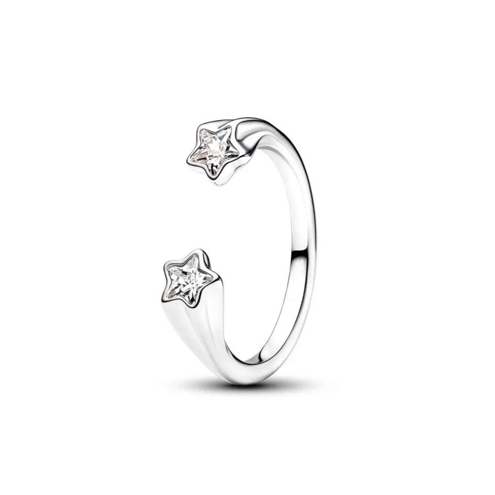 925 Silver Size 6 7 8 9 Rose, Butterfly,Snowflake Zircon Ring for Women's Parties, Weddings, FashionJewelry