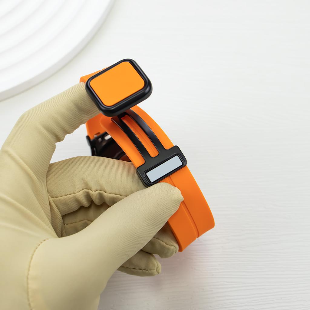 Quick Fit Magnetic Silicone Strap For Samsung Galaxy Watch 6 Classic 47mm 43mm 6/5/4 40mm 44mm 5 Pro 45mm 4 Classic 46mm 42mm